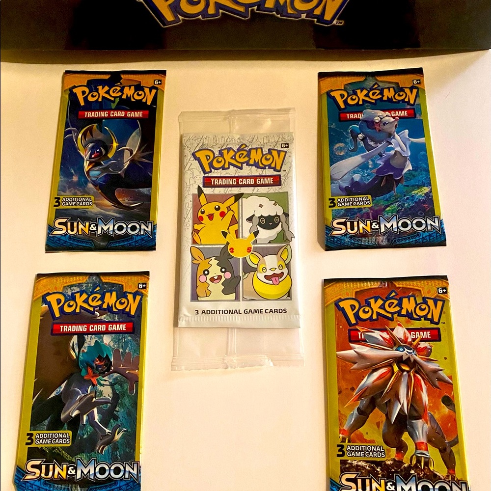 Pokémon Sun Moon and GM Promo Pack cards SEALED